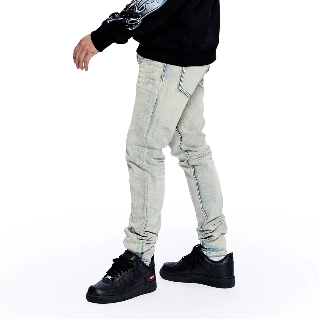 RVR "CORE" LT BLUE WASH SKINNY DENIM (JF-04)