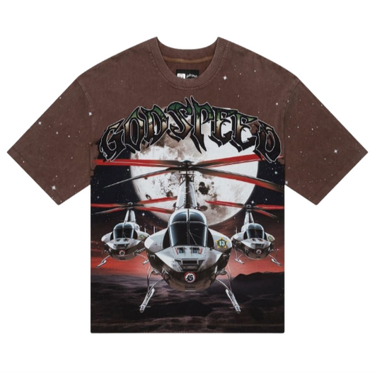 GODSPEED AIR STRIKE TEE (BROWN)