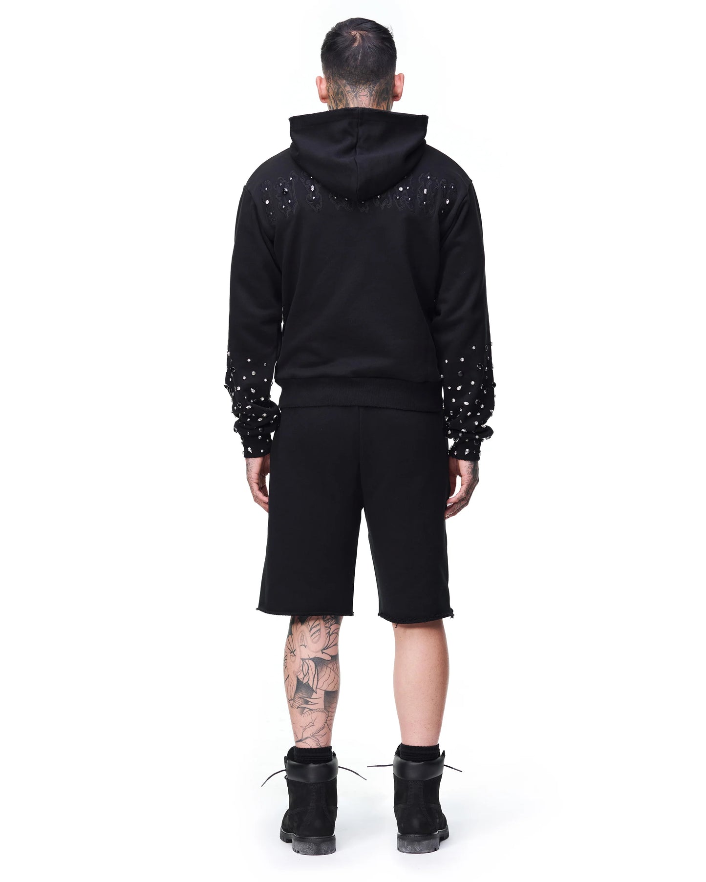 LOST INTRICACY BLACKOUT PATCH ZIP-UP