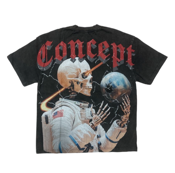 CONCEPT ASTRONAUT TEE - BLACK WASH