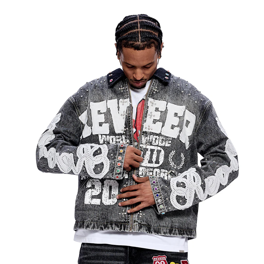 RVR "LEGACY" GREY DENIM JACKET