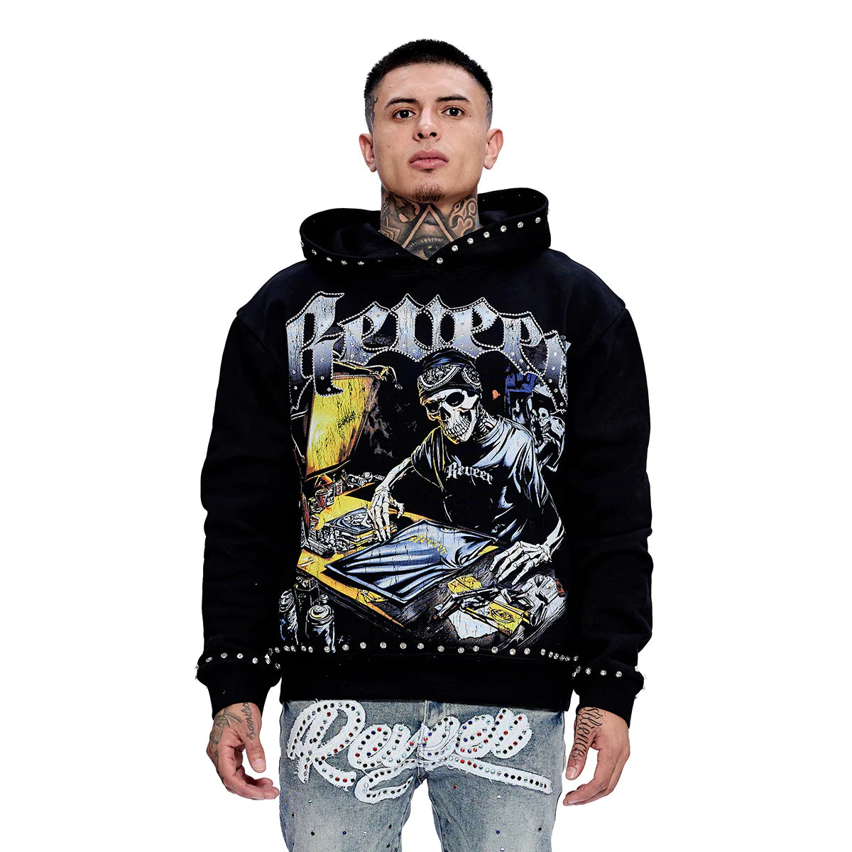 REVEER "NO DAYS OFF" HOODIE