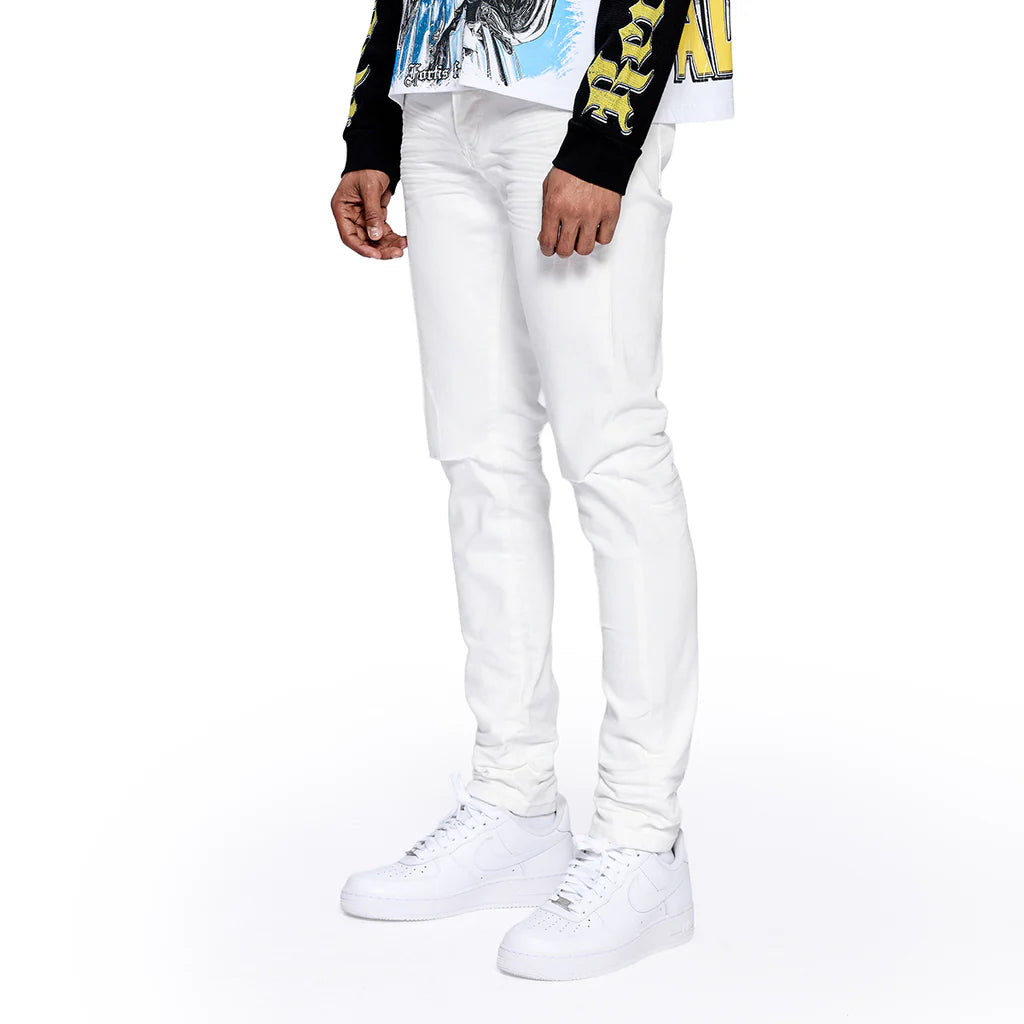 RVR "CORE" WHITE SKINNY DENIM (JC-06)
