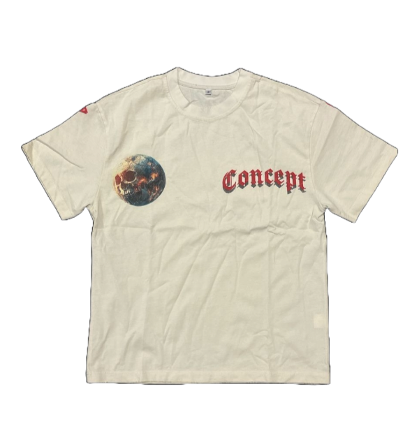 CONCEPT ASTRONAUT TEE - CREAM WASH
