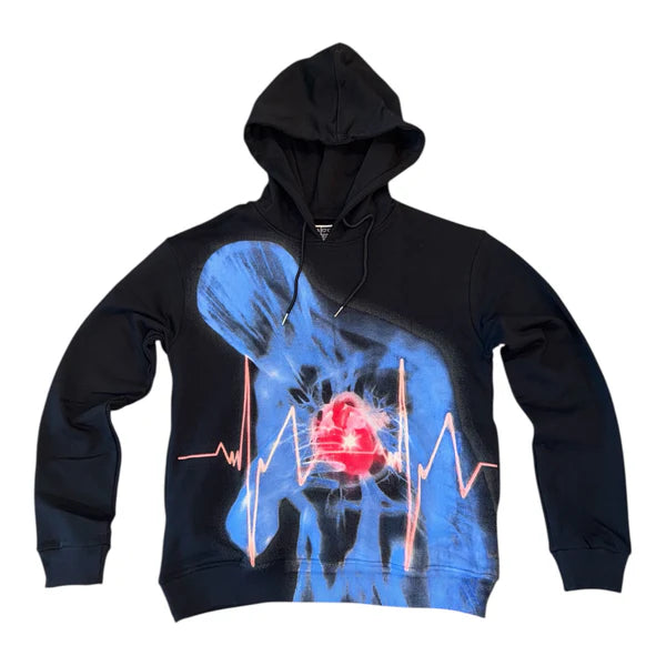 LOVE KILLS LIFE-LINE HOODIE