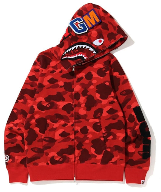 COLOR CAMO SHARK HOODIE