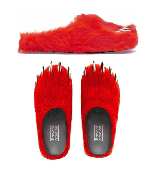 BRAVEST STUDIOS RED BEAR CLAW MULES