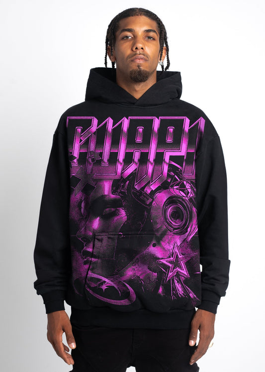 GUAPI CYBORG PINK HOODIE
