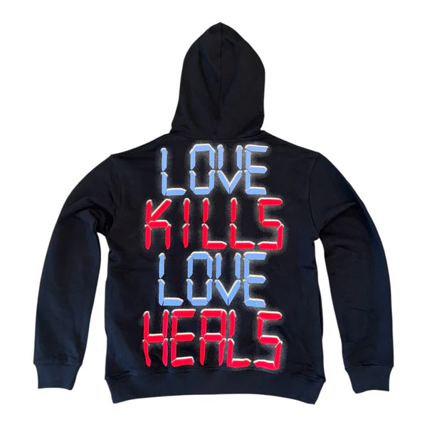 LOVE KILLS LIFE-LINE HOODIE