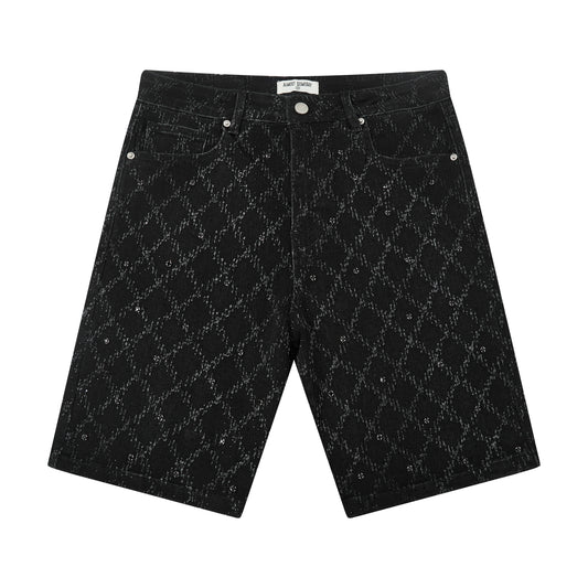 AS 'GEMSTONE' SHORTS - BLACK WASH