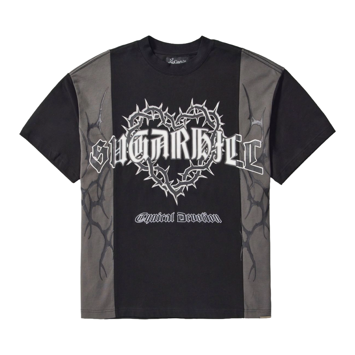 SH "DEVOTED" T-SHIRT (BLACK/GRAY)