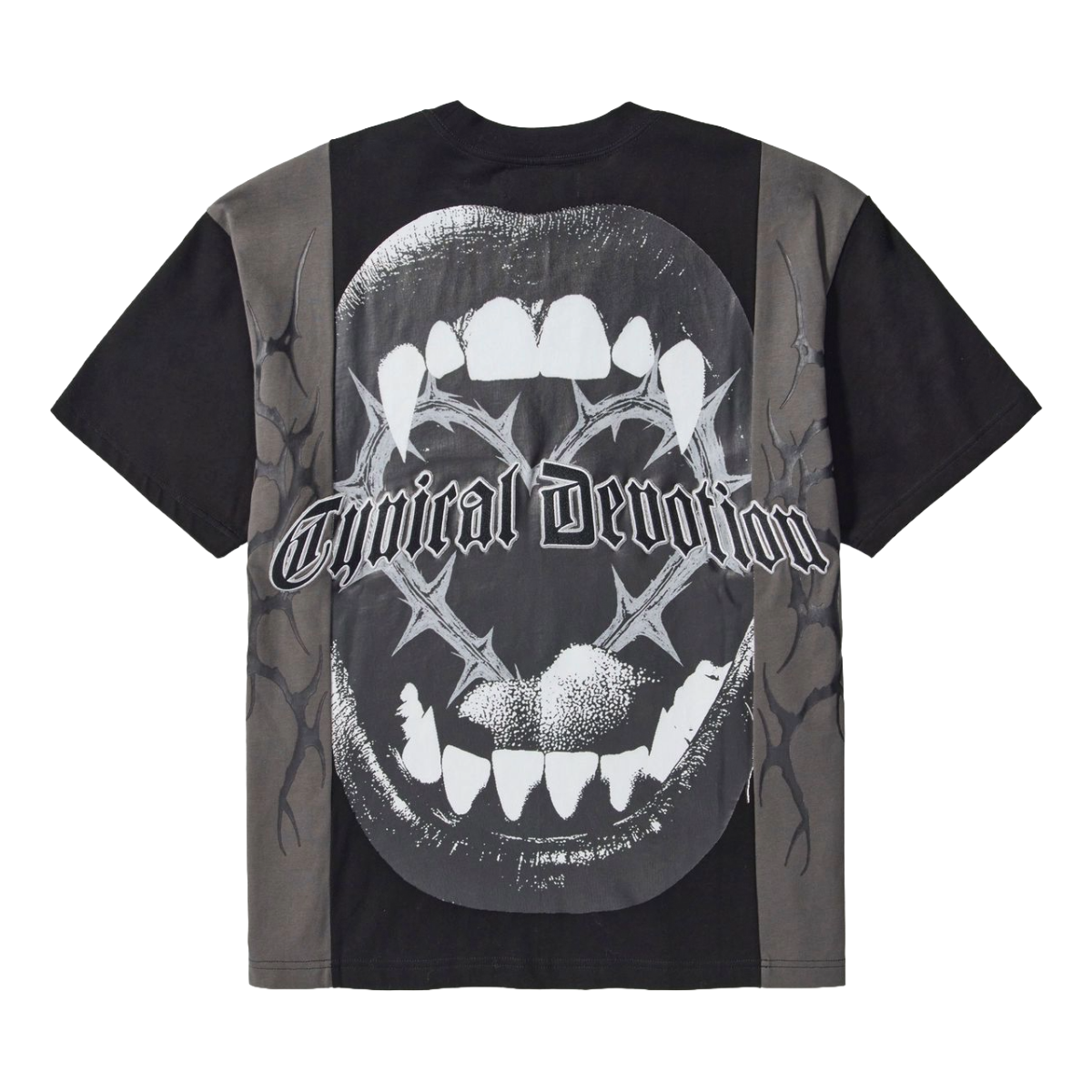 SH "DEVOTED" T-SHIRT (BLACK/GRAY)