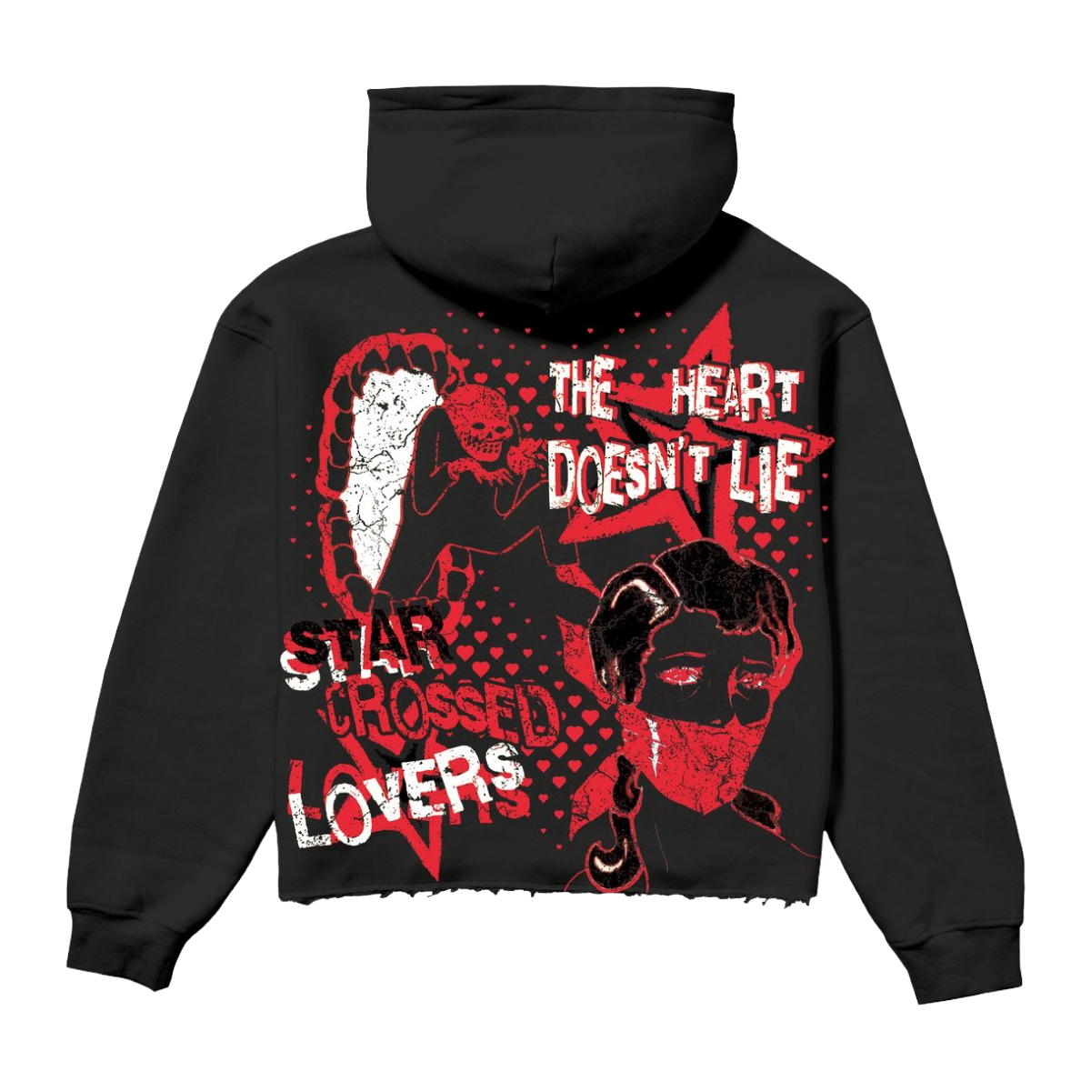 SH “STAR CROSSED” HOODIE (BLACK)