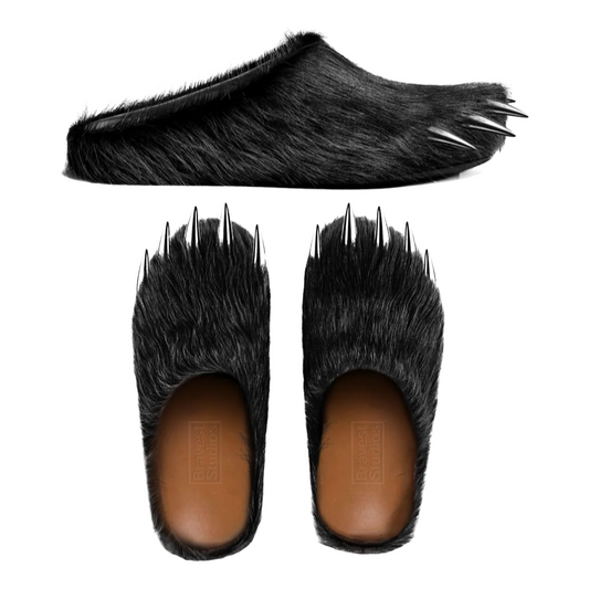 BRAVEST STUDIOS BLACK BEAR CLAW MULES