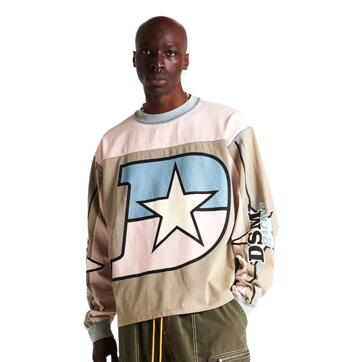 DSM SUPERCROSS LONGSLEEVE - PINK/GREY