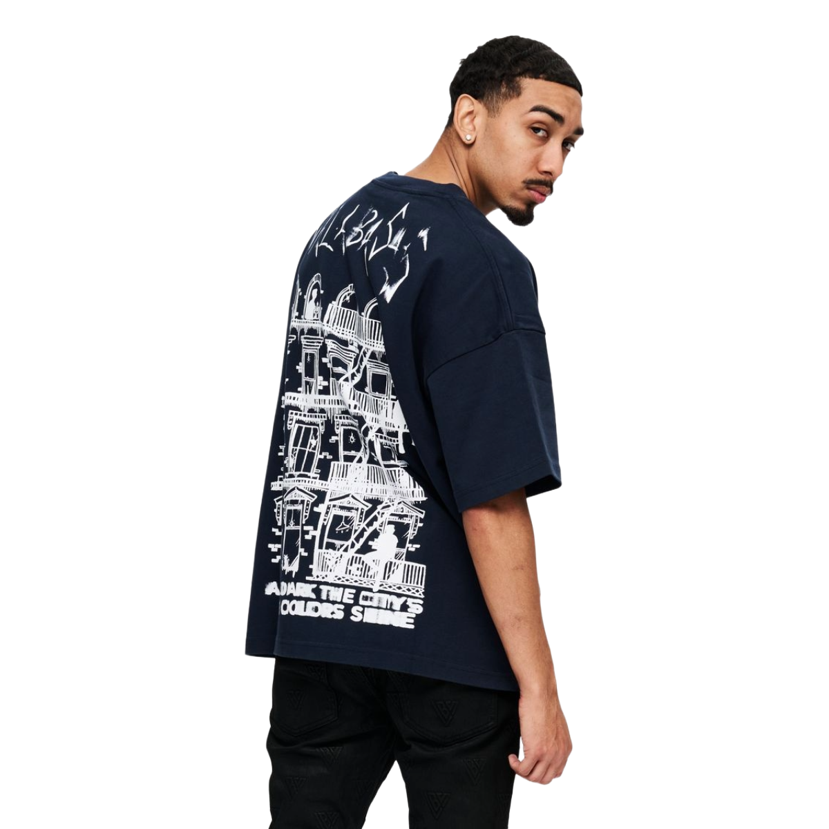 VALABASAS 'REVEAL' TEE - NAVY
