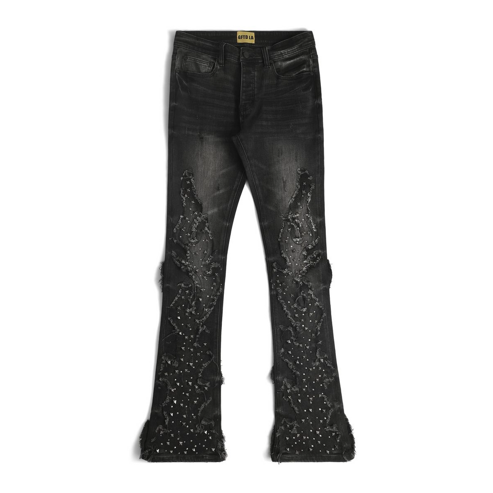 GFTD TOUR STACKED DNIM - BLACK