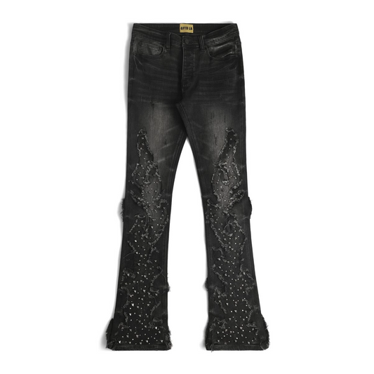 GFTD TOUR STACKED DNIM - BLACK