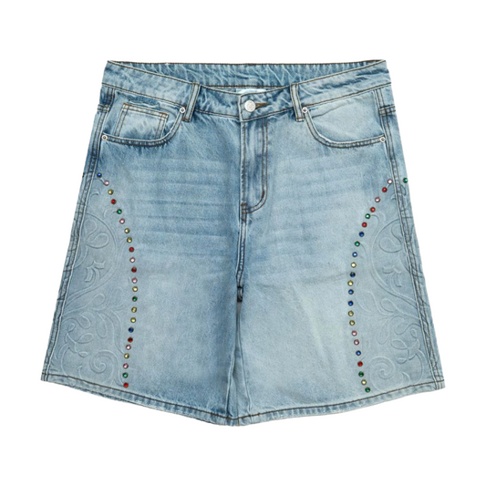 FR CATHEDRAL DENIM SHORTS - BLUE