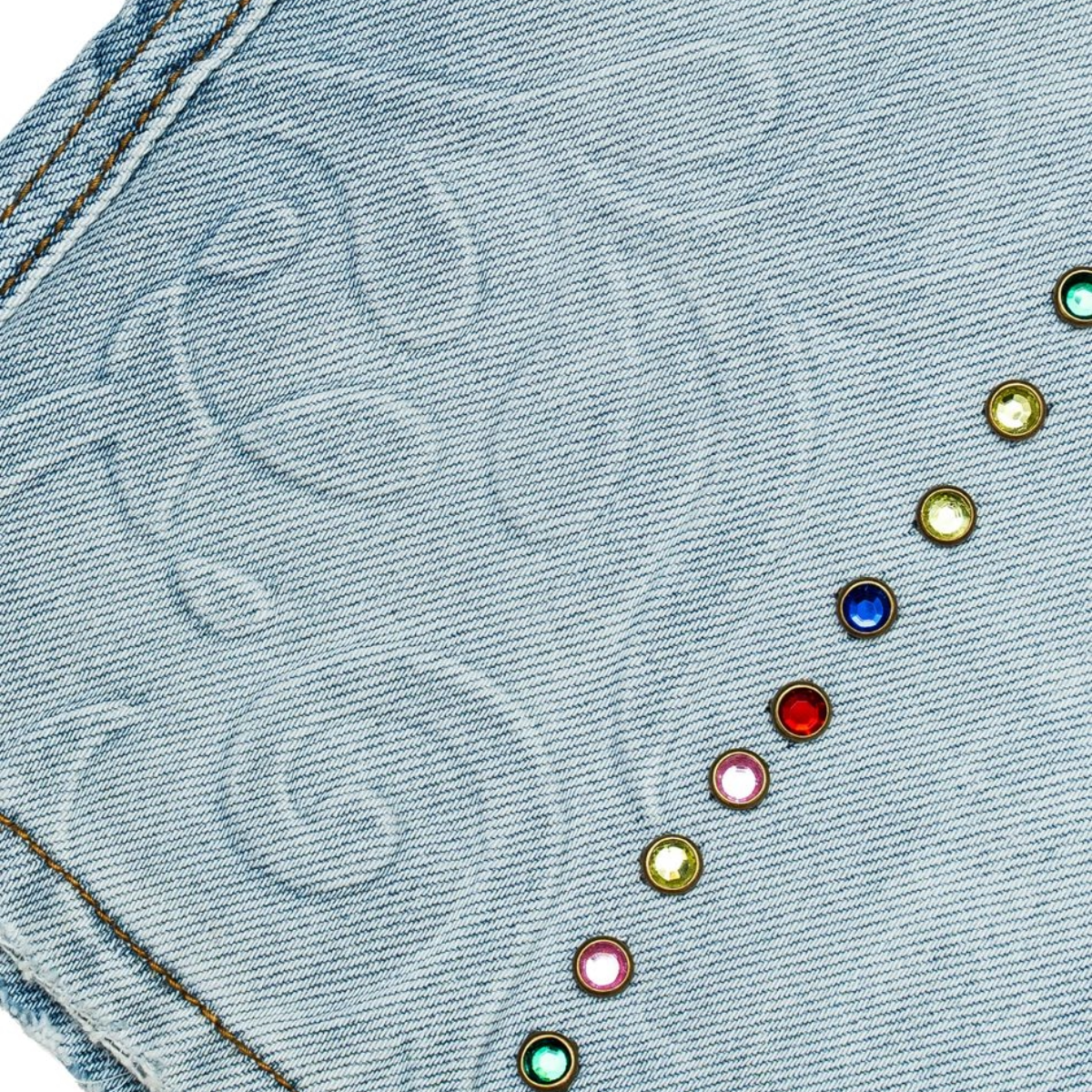 FR CATHEDRAL DENIM SHORTS - BLUE