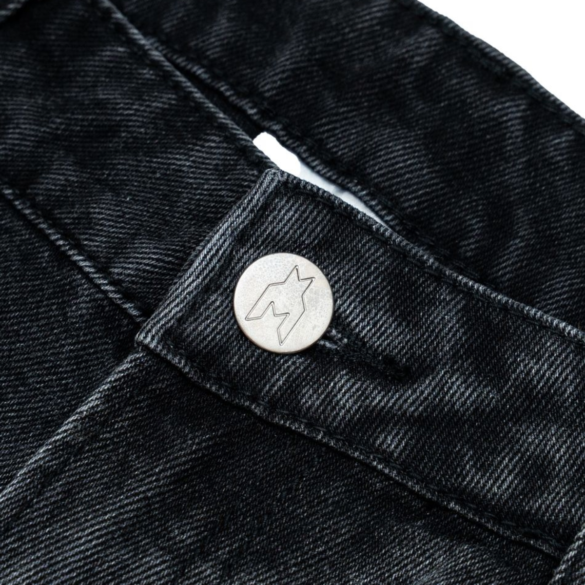 FR CATHEDRAL DENIM SHORTS - BLACK