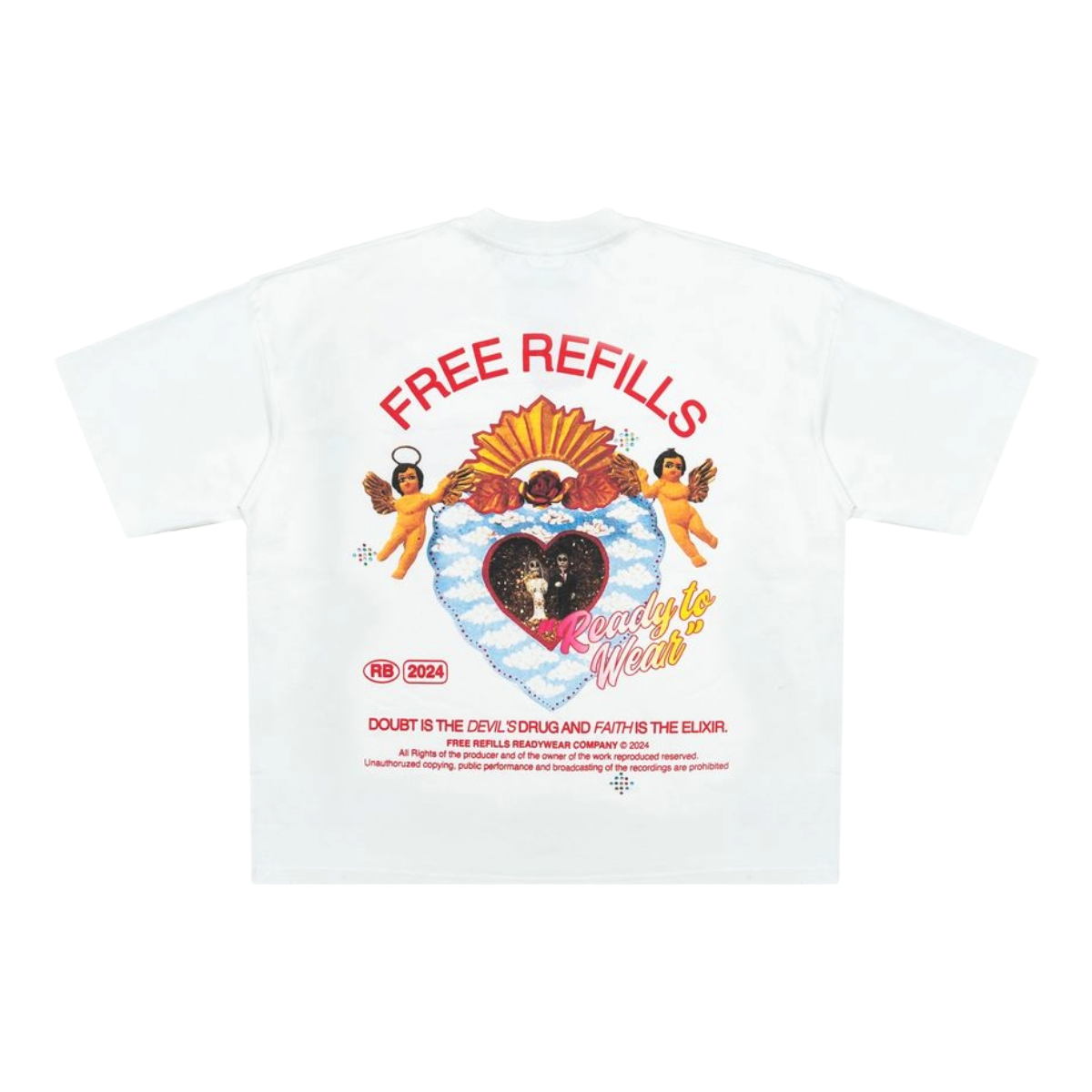 FR SACRED TEE - WHITE