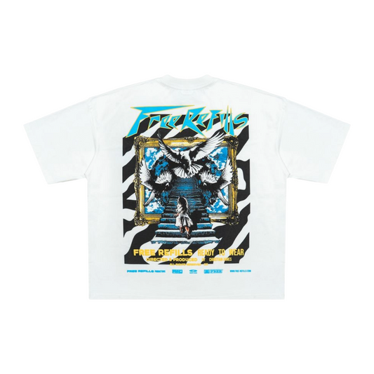 FR ZEBRA TEE - WHITE