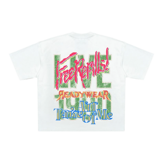 FR LIVE TEE - WHITE