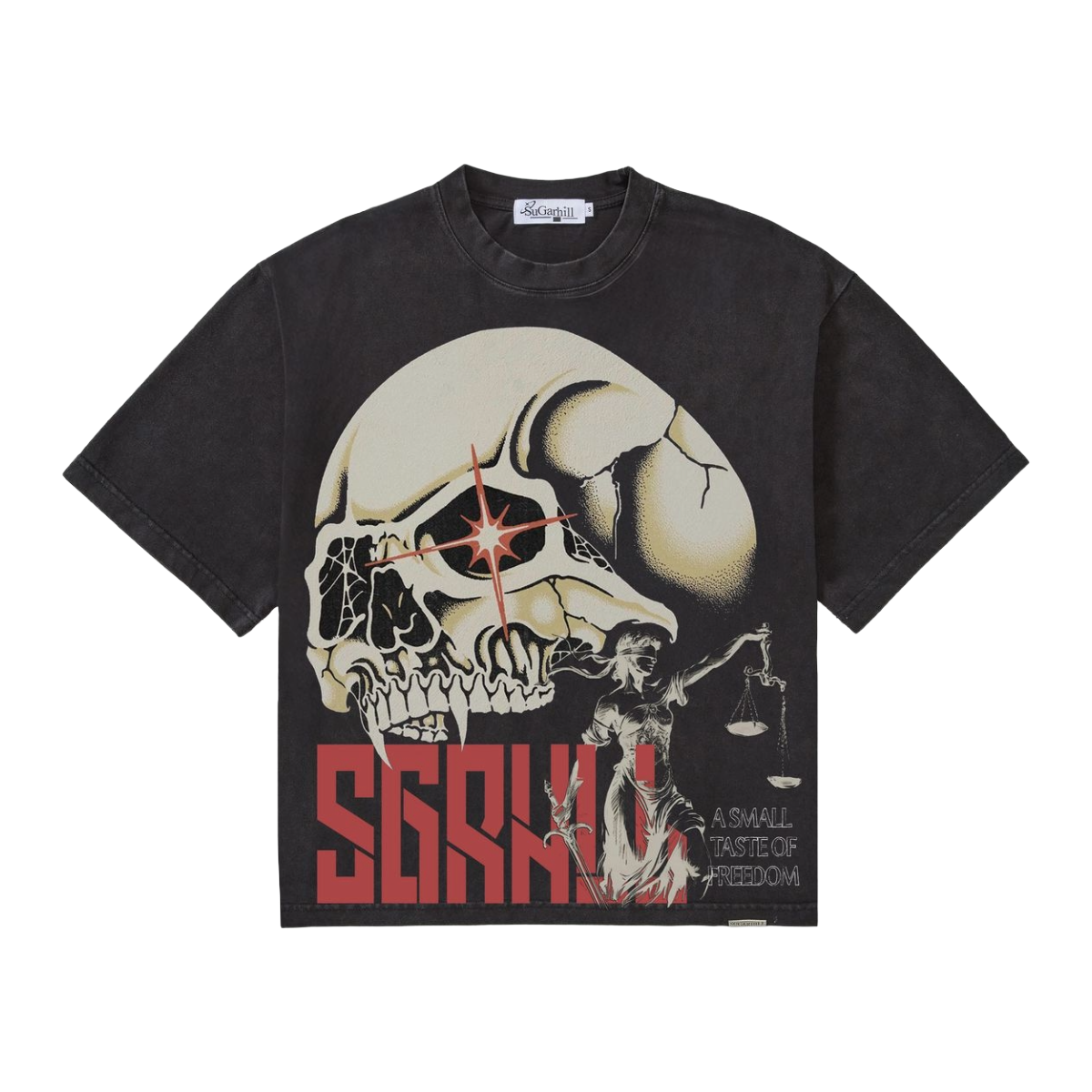 SH "TASTE" T-SHIRT - BLACK VINTAGE