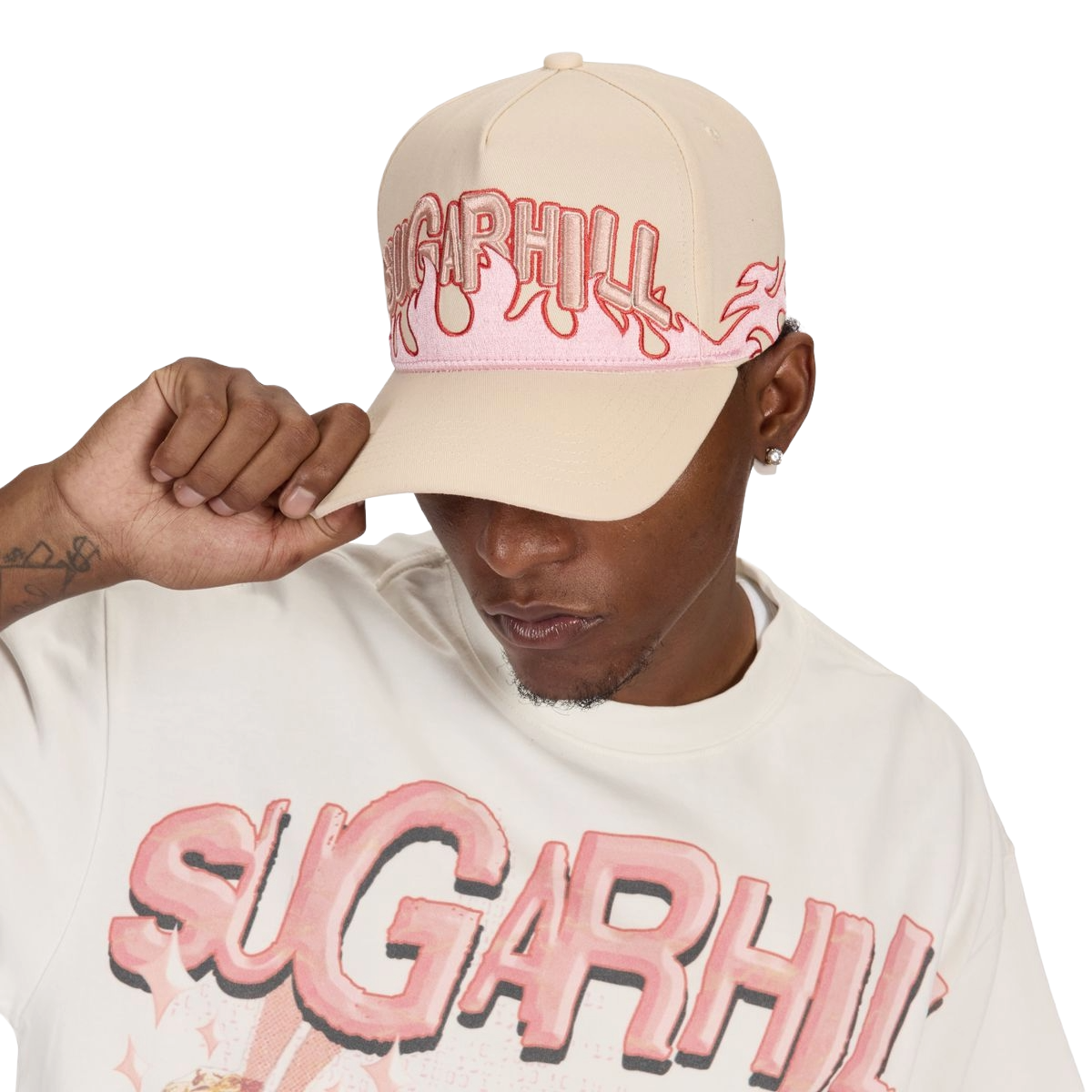 SH "HOTBOX" STRAPBACK HAT (CREAM)
