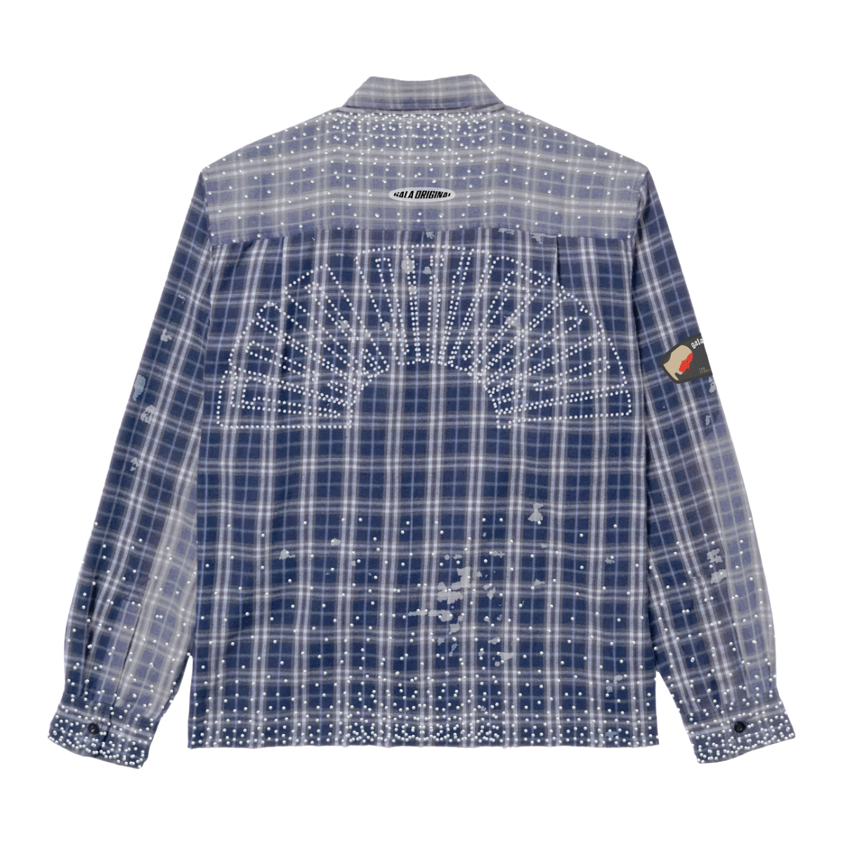 GALA IMMACULATE FLANNEL SHIRT - BLEACHED NAVY
