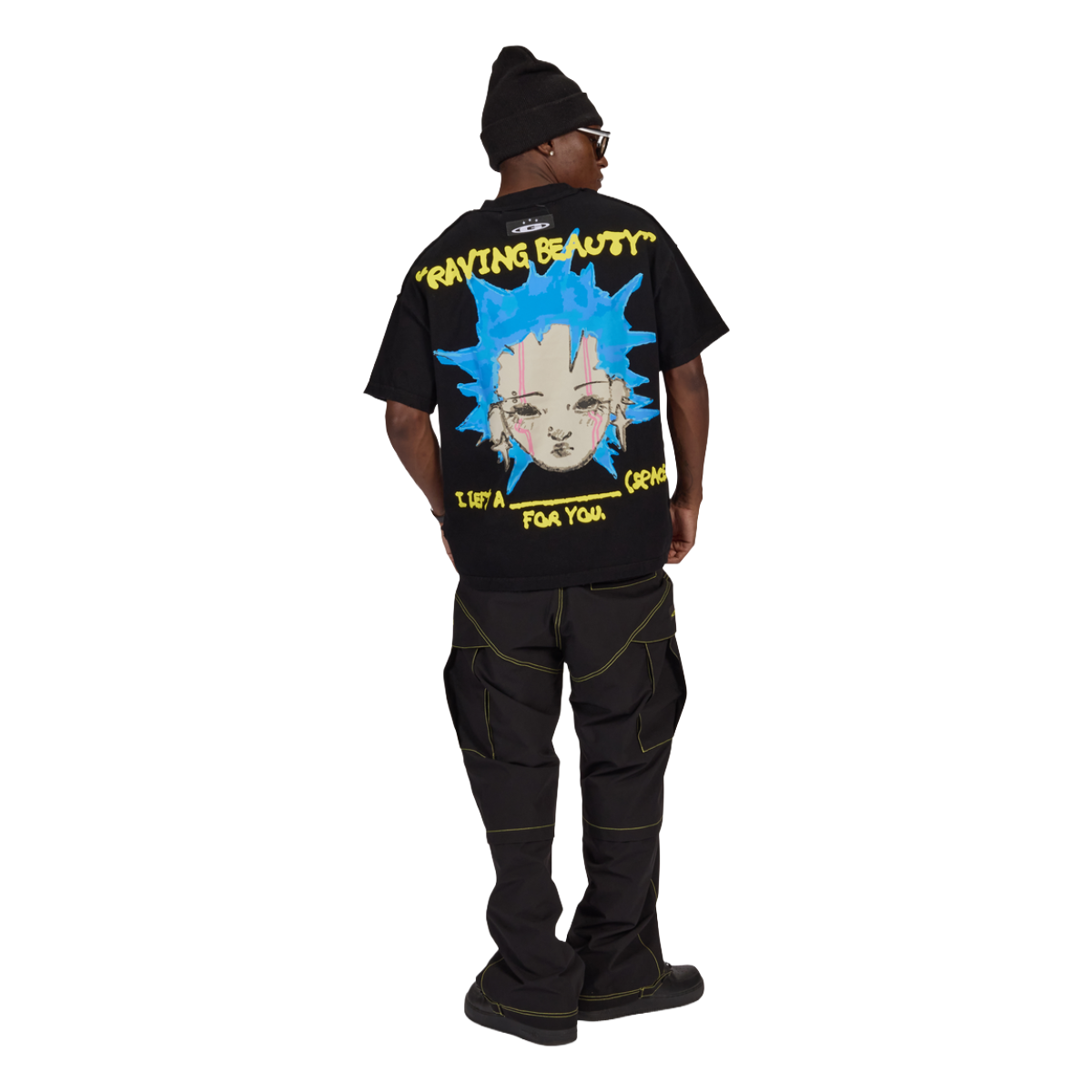 GALA RAVE TEE - BLACK