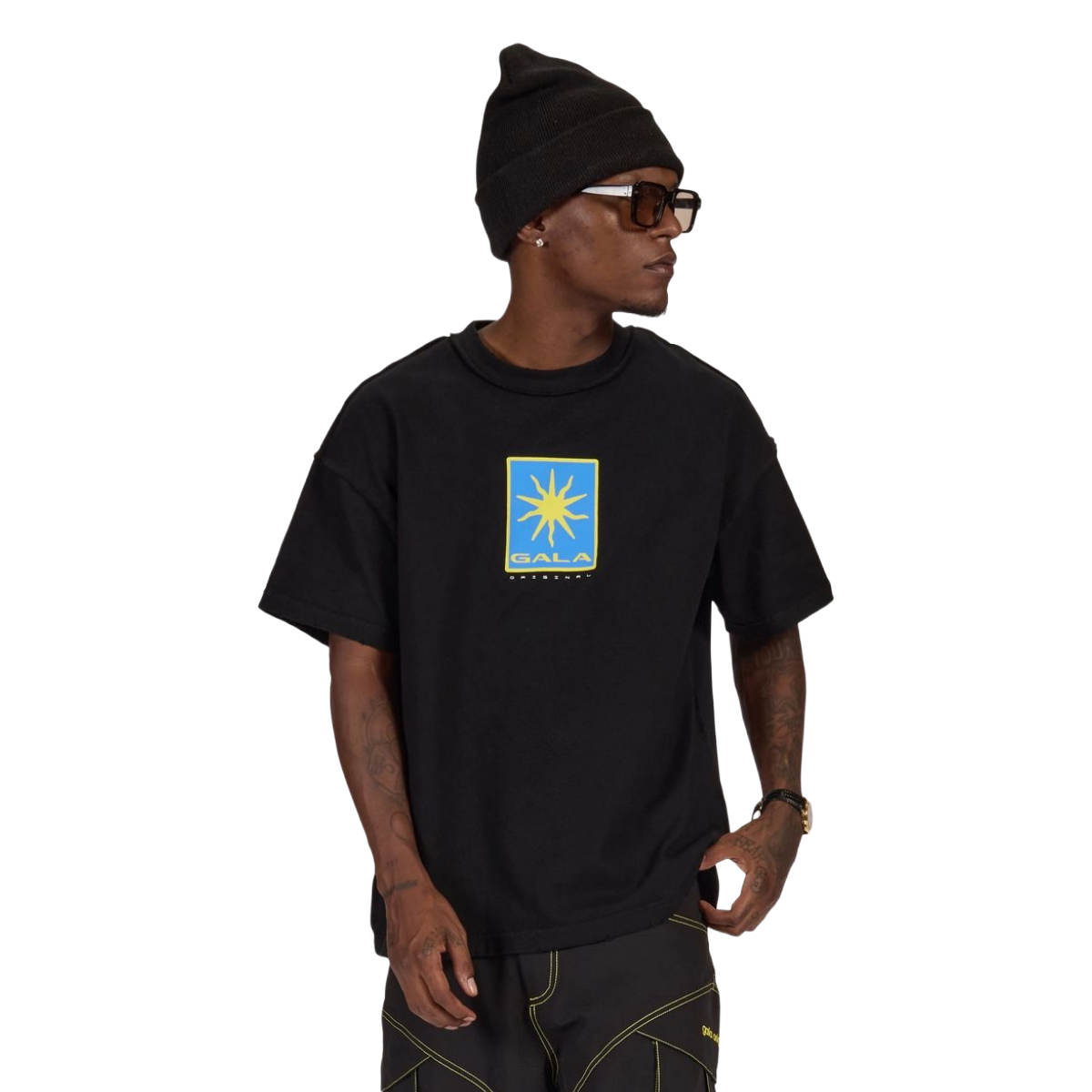 GALA RAVE TEE - BLACK