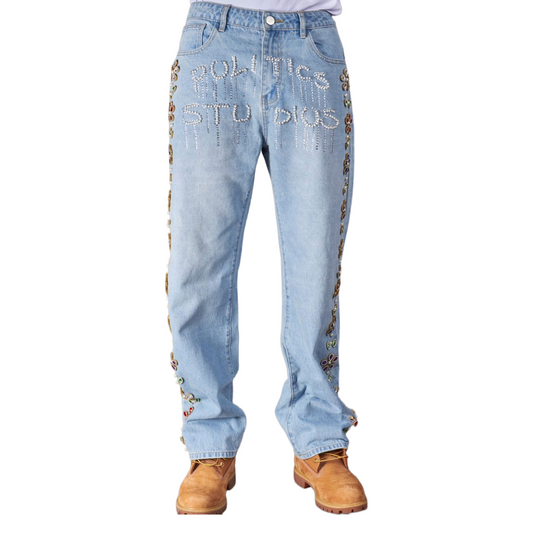 POLITICS 'QUIN' LIGHT BLUE DENIM