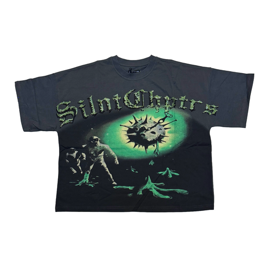 SILNT "SLIME" TEE - VINTAGE BLACK