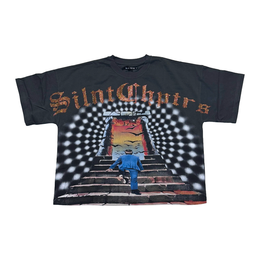 SILNT "ILLUSION" TEE - VINTAGE BLACK