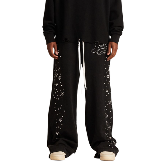 EMBELLISH E STUD SWEATPANT