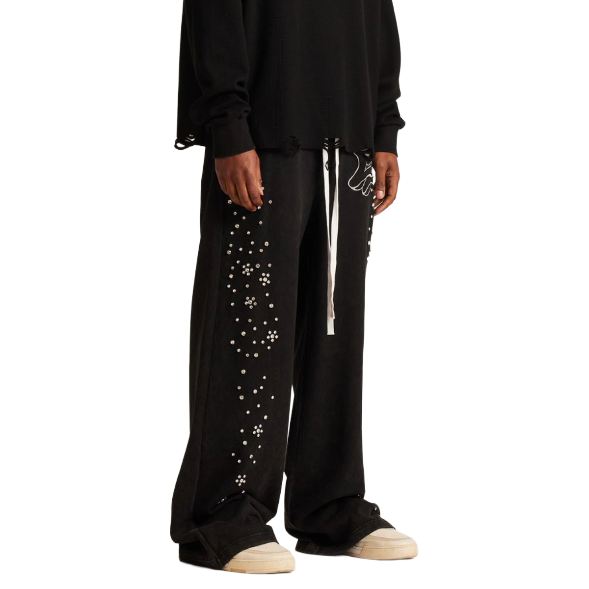 EMBELLISH E STUD SWEATPANT
