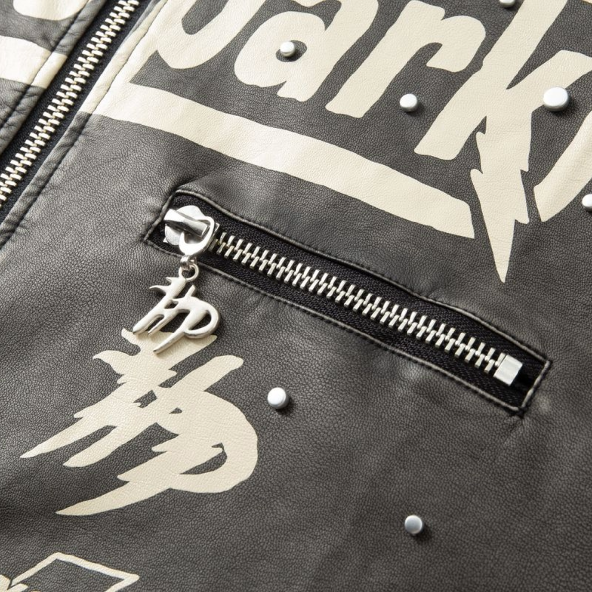 HP SUPER SPEED RACER MOTO JACKET - COLLAR - BLACK