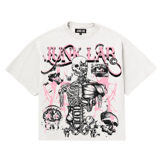 JL "AUTOPSY" T-SHIRT (WHITE)