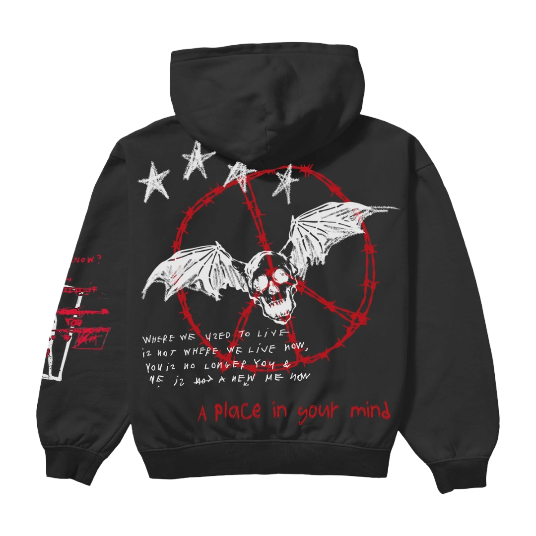 JL "UTOPIAN" HOODIE (BLACK)