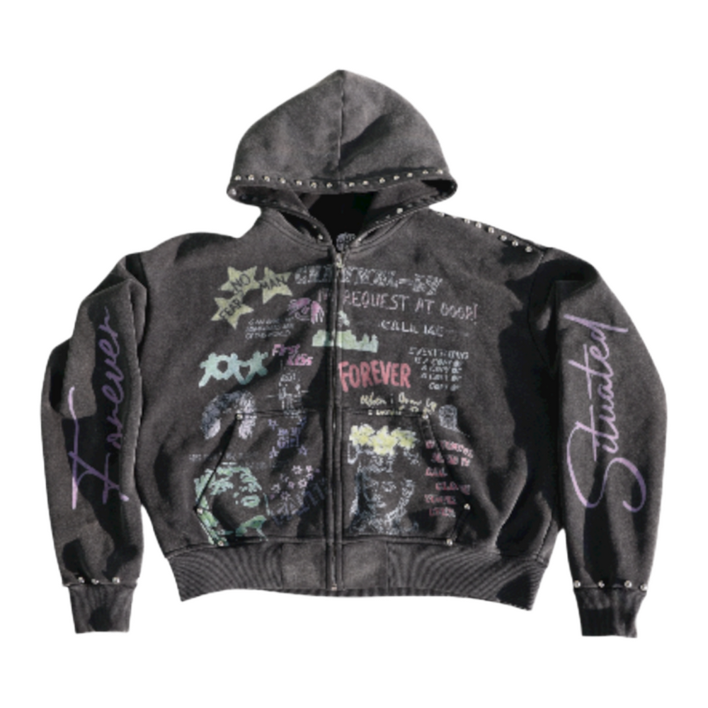 FS "FAITH STUDDED" HOODIE