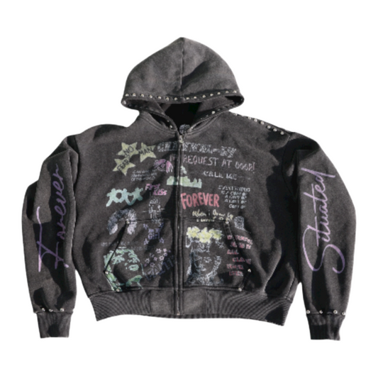 FS "FAITH STUDDED" HOODIE