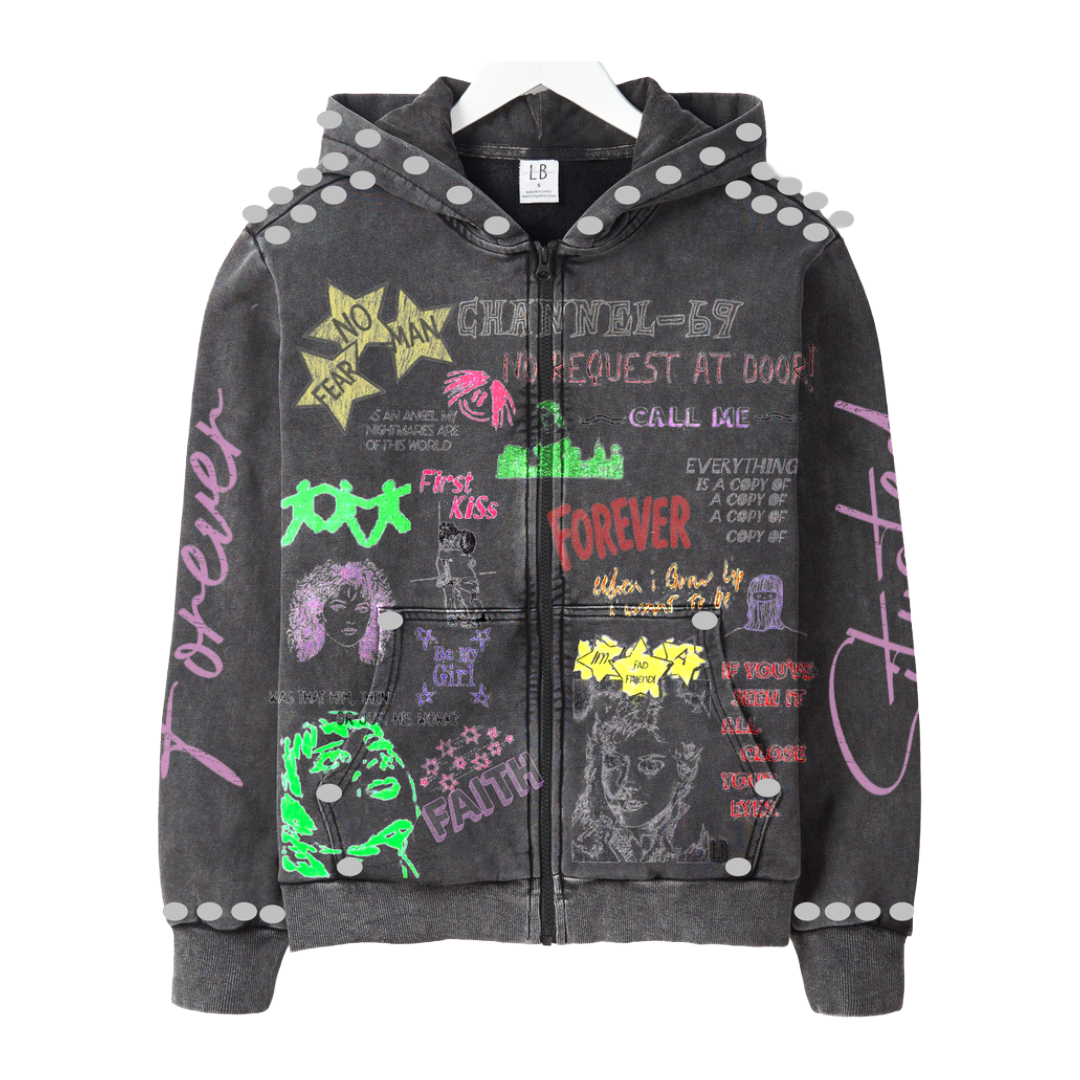 FS "FAITH STUDDED" HOODIE