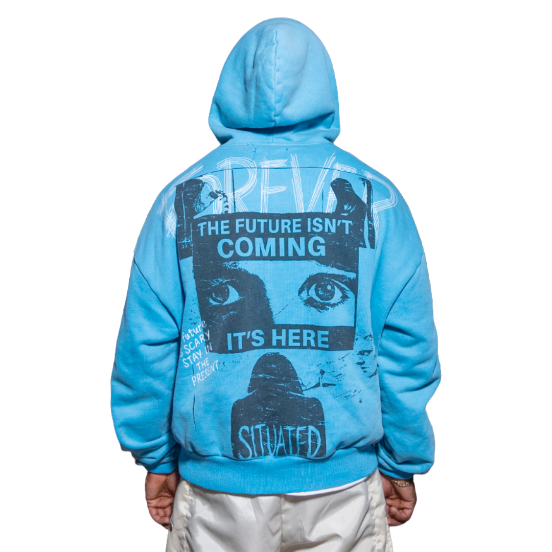FS "THE FUTURE" HOODIE - BLUE