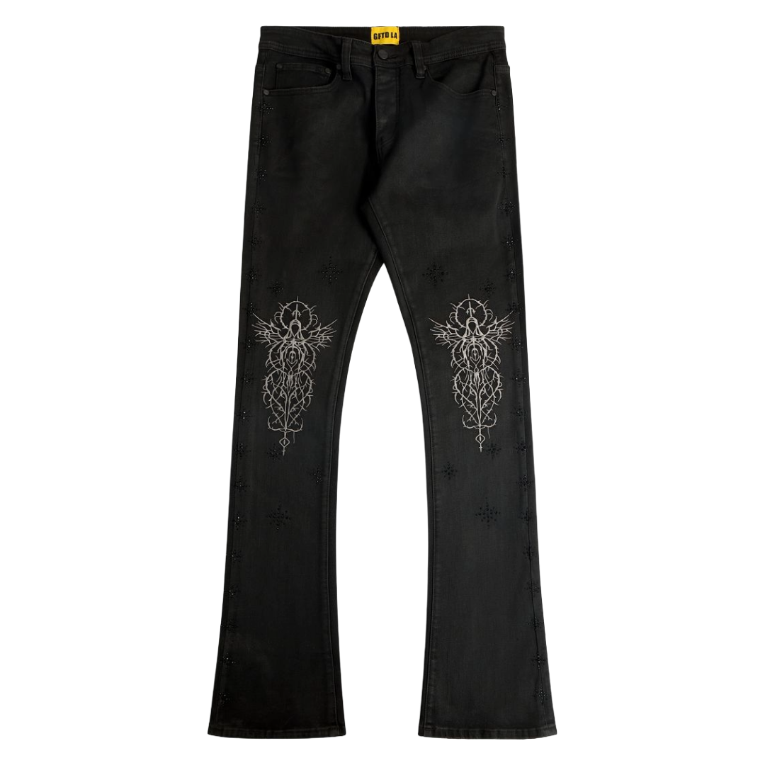 GFTD LUKE WAX BLK DENIM