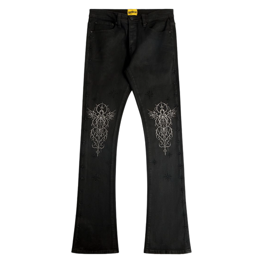 GFTD LUKE WAX BLK DENIM