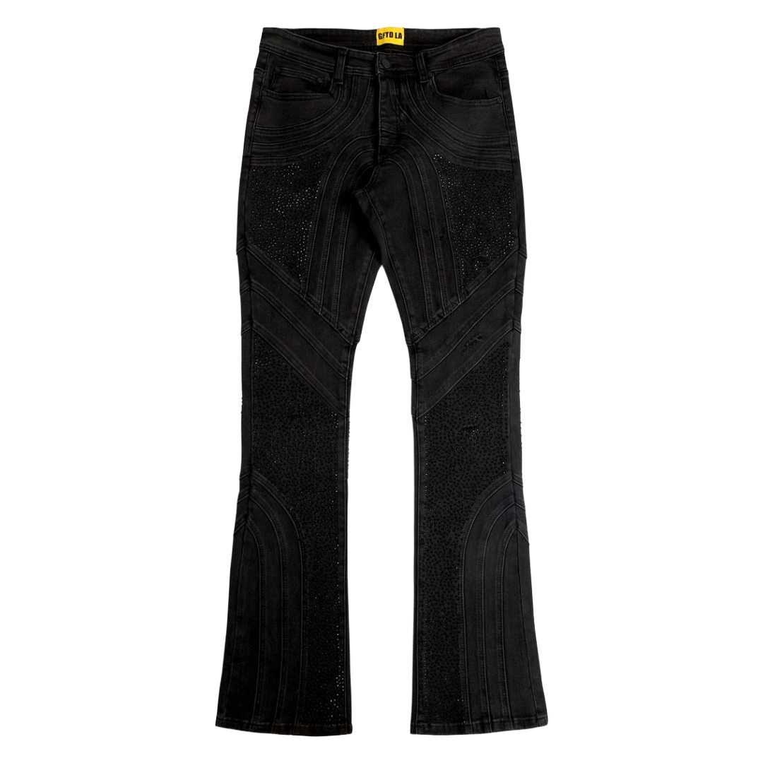 GFTD LEVEL BLK WASH DENIM