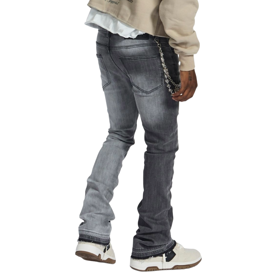 MELEE "HANNIBAL" JEANS (SPLIT CHARCOAL WASH)