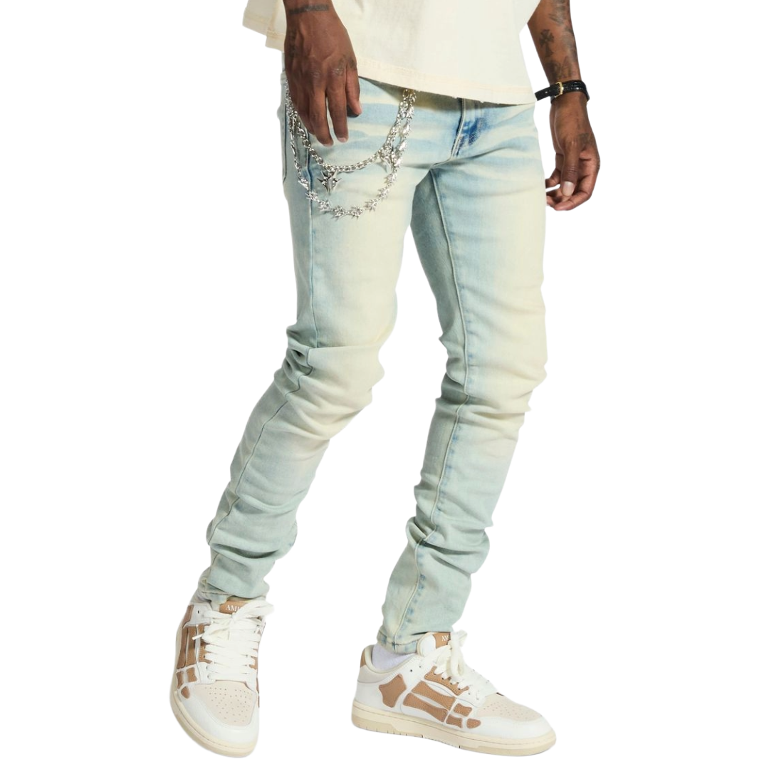 MELEE "MILKY WAY" JEANS (CREAM CLOUD)
